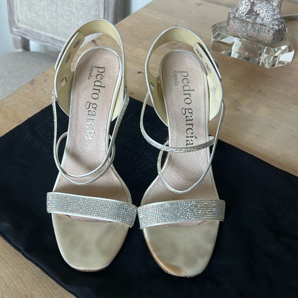 Pedro Garcia Swarovski Heels Size 38
